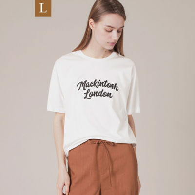 ＜MACKINTOSH LONDON L (Women/大きいサイズ)＞【Ｌ】カラフルロゴプリントＴシャツ（Ｇ７Ｐ３７７６４＿＿）