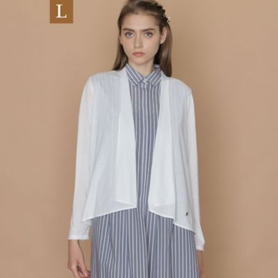 ＜MACKINTOSH LONDON L (Women/大きいサイズ)＞【Ｌ】シアーカーディガン（Ｇ７Ｐ４０１７９＿＿）
