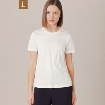 ＜MACKINTOSH LONDON L (Women/大きいサイズ)＞【Ｌ】【Ｔｈｅ　Ｅｓｓｅｎｔｉａｌ　Ｃｏｌｌｅｃｔｉｏｎ】コットンスムース半袖Ｔシャツ（Ｇ７Ｐ７３１５１＿＿）