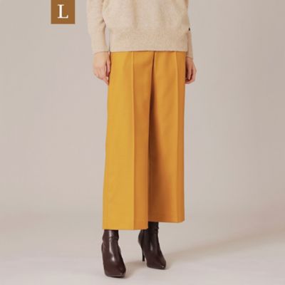 【Ｌ】ウォッシャブルウールワイドパンツ（Ｇ７Ｒ０１８５５＿＿）