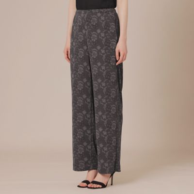 【Ｌ】【婦人画報掲載】【ＢＩＢＵＲＹ　ＦＬＯＷＥＲ】バイブリーフラワージャージパンツ（Ｇ７Ｒ０４３３７＿＿）