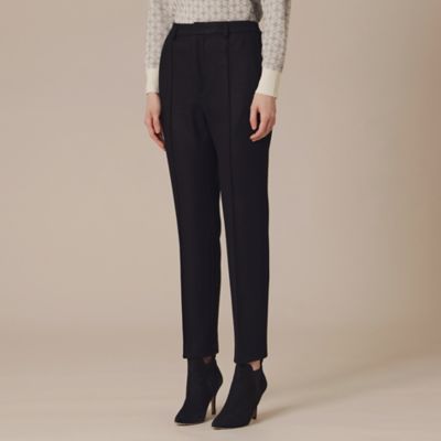 L】ウォッシャブルウールクロップドパンツ（G7R10693＿＿