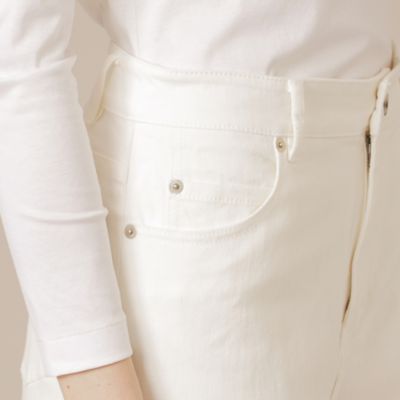 【Ｌ】【婦人画報掲載】９．７５オンスデニムワイドパンツ（Ｇ７Ｒ６５５１８＿＿）