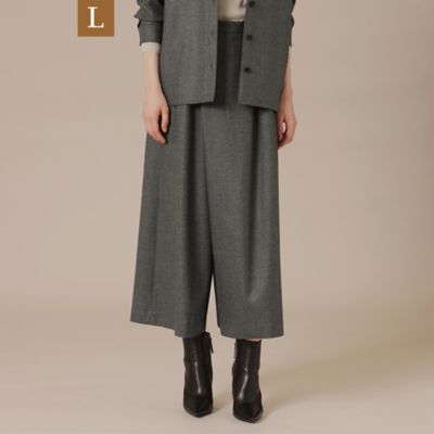 ＜MACKINTOSH LONDON L (Women/大きいサイズ)＞【Ｌ】ウールサキソニーパンツ（Ｇ７Ｒ７２６３５＿＿）