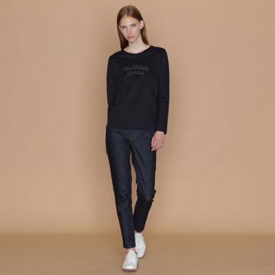 L】ハイストレッチクロップドデニムパンツ（G7R78213＿＿ 