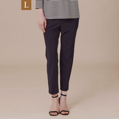 【Ｌ】【Ｌｅｓｂｕｒｙ　Ｅａｓｙ　Ｐａｎｔｓ／レスベリー　イージーパンツ　】トリコットストレッチクロップドパンツ（Ｇ７Ｒ８５３３５＿＿）