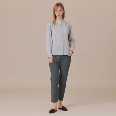 【Ｌ】【Ｌｅｓｂｕｒｙ　Ｅａｓｙ　Ｐａｎｔｓ／レスベリー　イージーパンツ　】トリコットストレッチクロップドパンツ（Ｇ７Ｒ８５３３５＿＿）