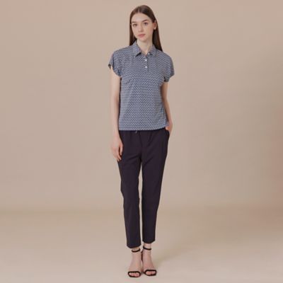 【Ｌ】【Ｌｅｓｂｕｒｙ　Ｅａｓｙ　Ｐａｎｔｓ／レスベリー　イージーパンツ　】トリコットストレッチクロップドパンツ（Ｇ７Ｒ８５３３５＿＿）