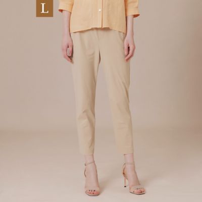 【Ｌ】【Ｌｅｓｂｕｒｙ　Ｅａｓｙ　Ｐａｎｔｓ／レスベリー　イージーパンツ　】トリコットストレッチクロップドパンツ（Ｇ７Ｒ８５３３５＿＿）