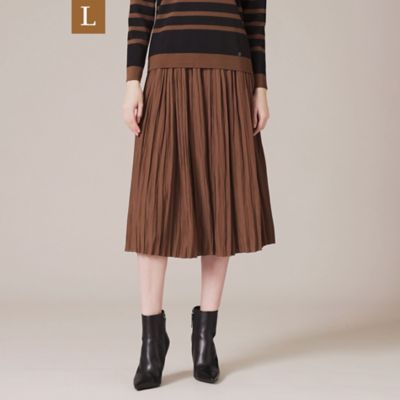 ＜MACKINTOSH LONDON L (Women/大きいサイズ)＞【Ｌ】ヴィンテージデシンスカート（Ｇ７Ｓ０３８０９＿＿）