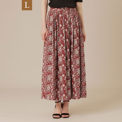 ＜MACKINTOSH LONDON L (Women/大きいサイズ)＞【Ｌ】【ＢＩＢＵＲＹ　ＦＬＯＷＥＲ】オータムバイブリースカート（Ｇ７Ｓ０５６３３＿＿）