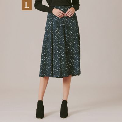 ＜MACKINTOSH LONDON L (Women/大きいサイズ)＞【Ｌ】スクラッチドットプリントスカート（Ｇ７Ｓ０５８３７＿＿）