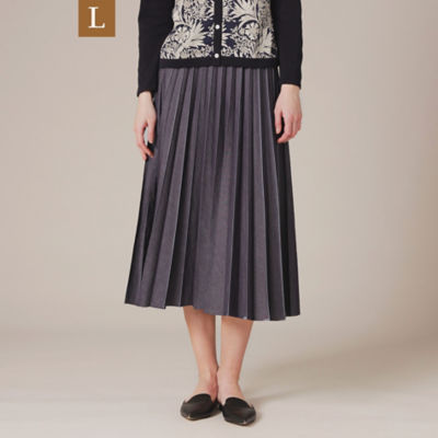 ＜MACKINTOSH LONDON L (Women/大きいサイズ)＞【Ｌ】デニムプリーツスカート（Ｇ７Ｓ０６７３４＿＿）