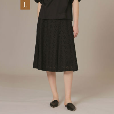＜MACKINTOSH LONDON L (Women/大きいサイズ)＞【Ｌ】コットンレーススカート（Ｇ７Ｓ１０１４５＿＿）