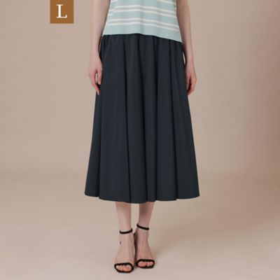 【Ｌ】【婦人画報掲載】コットンナイロンストレッチスカート（Ｇ７Ｓ１０３１９＿＿）