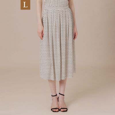 ＜MACKINTOSH LONDON L (Women/大きいサイズ)＞【Ｌ】レードルプリントスカート（Ｇ７Ｓ１３３４４＿＿）