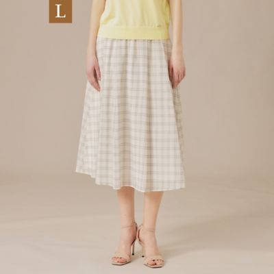 ＜MACKINTOSH LONDON L (Women/大きいサイズ)＞【Ｌ】ウォッシャブルシアーウールスカート（Ｇ７Ｓ１３５３９＿＿）