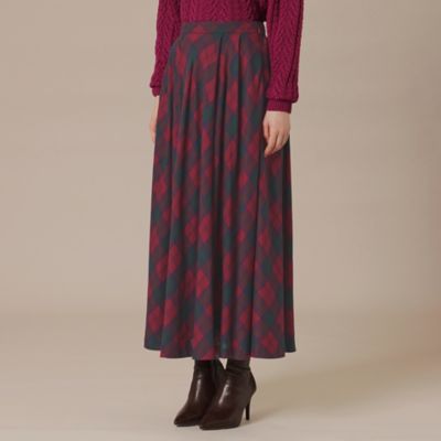 希少サイズ MACKINTOSH LONDON トリプルチェック ロングスカート 中古・古着通販】MACKINTOSH PHILOSOPHY (マッキントッシュ