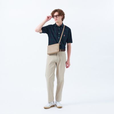 シンセティックシュリンクレザー　２ＷＡＹショルダーバッグ（Ｈ１１２１５５０＿＿）