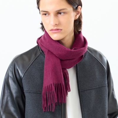 ウォッシャブルカシミヤ ソリッドマフラー（H1711622＿＿