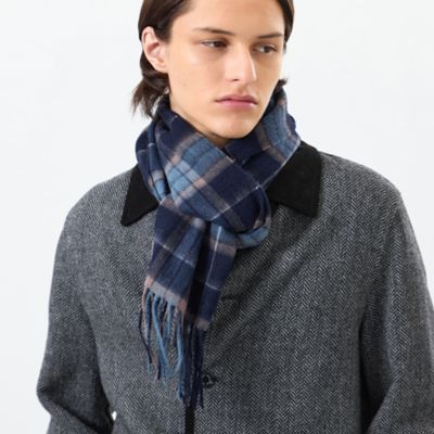 ブルー系 メンズのマフラー・ストール・ネックウォーマー | 三越