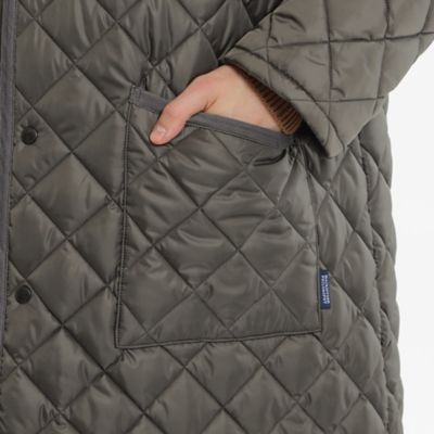 【ＷＥＢ＆一部店舗限定】高密度タフタ　キルティング　スタンドカラーロングコート（Ｈ１Ｃ８５４６２＿＿）