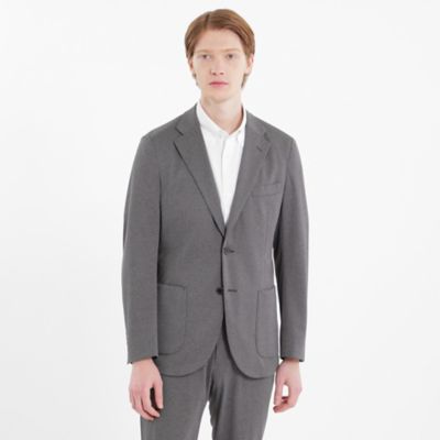 ＜MACKINTOSH PHILOSOPHY (Men)＞テーラードジャージージャケット　メランジニット（Ｈ１Ｅ３４１４７Ｒ＿）
