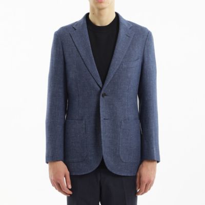 【ＷＥＢ＆一部店舗限定】Ｔ．Ｇ．　ｄｉ　Ｆａｂｉｏ　ウール麻ホップサック　２ＰＡＴＣＨ　ＪＡＣＫＥＴ（Ｈ１Ｅ５１３４５Ｌ＿）