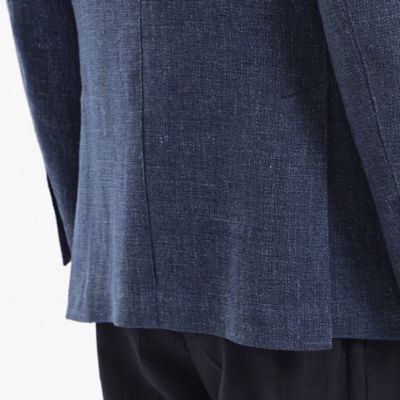 【ＷＥＢ＆一部店舗限定】Ｔ．Ｇ．　ｄｉ　Ｆａｂｉｏ　ウール麻ホップサック　２ＰＡＴＣＨ　ＪＡＣＫＥＴ（Ｈ１Ｅ５１３４５Ｌ＿）