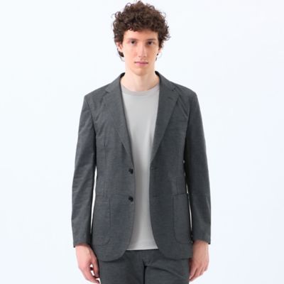 MACKINTOSH PHILOSOPHY (Men)/マッキントッシュ フィロソフィー テーラードジャージー　ジャケット　ツイル／チェックプリントメッシュ（Ｈ１Ｅ６３６６１Ｒ＿）
