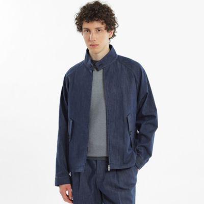 テクノツイル／デニム ハリントンジャケット（H1F43435＿＿