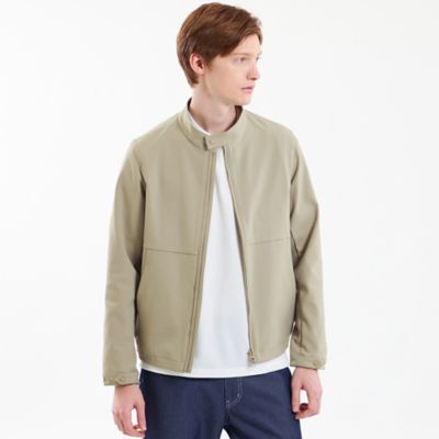 ＜MACKINTOSH PHILOSOPHY (Men)＞テーラードジャージー　　ストレッチダブルクロス　ライダースブルゾン（Ｈ１Ｆ４８１４６＿＿）