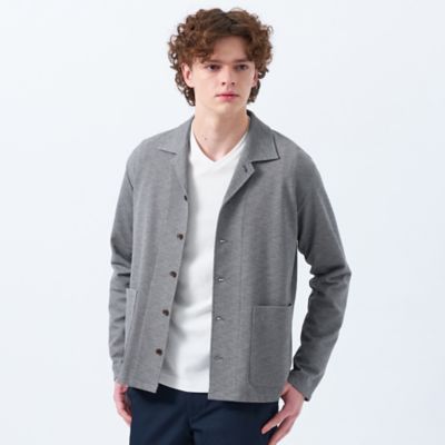 ＜MACKINTOSH PHILOSOPHY (Men)＞ストレッチミラノリブ　シャツカーディガン（Ｈ１Ｆ６６５１７＿＿）
