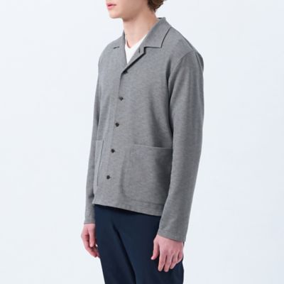 ストレッチミラノリブ　シャツカーディガン（Ｈ１Ｆ６６５１７＿＿）