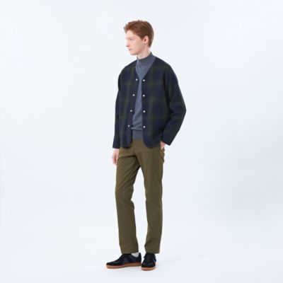 ノーカラージャケット 高密度リバークロス（H1F71627＿＿