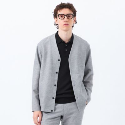 ＜MACKINTOSH PHILOSOPHY (Men)＞テーラードジャージー　ノーカラーカーディガン　杢カラミストレッチ（Ｈ１Ｆ７５５４２＿＿）