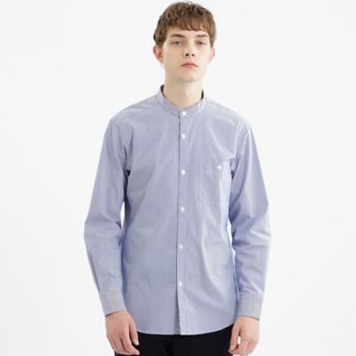 MACKINTOSH PHILOSOPHY ストライプシャツ 2023年秋冬商品】ストライプジャカードスタンドカラーシャツ