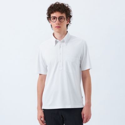 ＜MACKINTOSH PHILOSOPHY (Men)＞トロッター　鹿の子ジャージー　ボタンダウンポロ（Ｈ１Ｍ７７５４６＿＿）