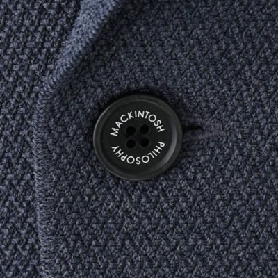 トロッター ニットジャケット 変形タック編み