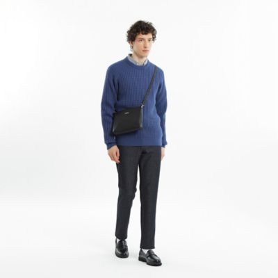 ビッグワッフル クルーネックニット（H1N44464＿＿