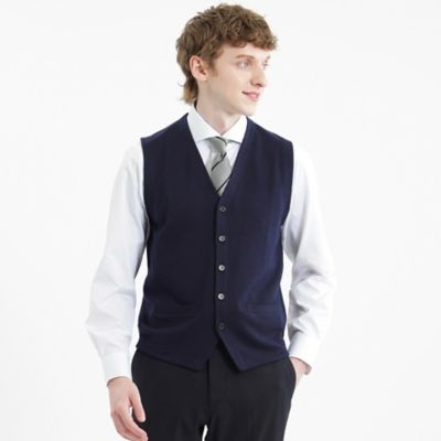 マッキントッシュフィロソフィー ベスト 極美品✨マッキントッシュフィロソフィー イタリア糸 ニットベスト 42