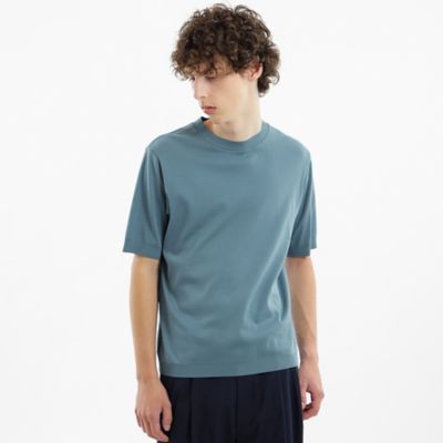１８Ｇコットン天竺　クルーネックニットＴシャツ（Ｈ１Ｎ７２３５８＿＿）