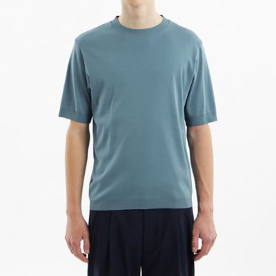 １８Ｇコットン天竺　クルーネックニットＴシャツ（Ｈ１Ｎ７２３５８＿＿）