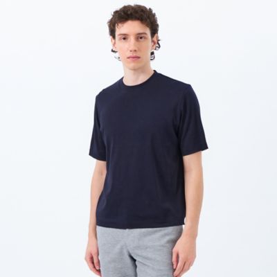 １８Ｇコットン天竺　クルーネックニットＴシャツ（Ｈ１Ｎ７２５３２＿＿）