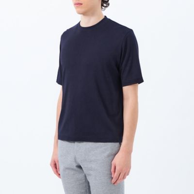 １８Ｇコットン天竺　クルーネックニットＴシャツ（Ｈ１Ｎ７２５３２＿＿）