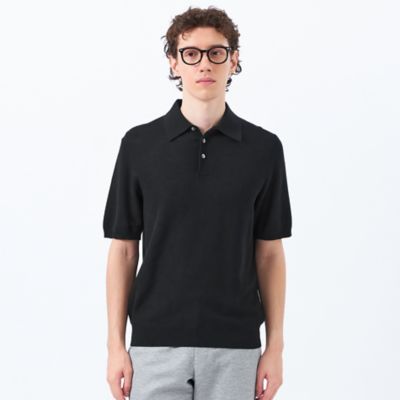 ＜MACKINTOSH PHILOSOPHY (Men)＞フラッフィーニット　半袖ニットポロ（Ｈ１Ｎ７８５３８＿＿）