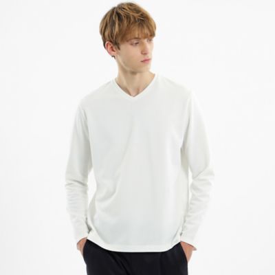 ＜MACKINTOSH PHILOSOPHY (Men)＞ストレッチミラノリブ　ＶネックロンＴ（Ｈ１Ｐ１４３２０＿＿）