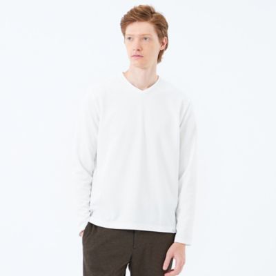 MACKINTOSH PHILOSOPHY (Men)/マッキントッシュ フィロソフィー ストレッチミラノリブ VネックロンT(H1P14607__) シロ01G トップス【三越伊勢丹/公式】