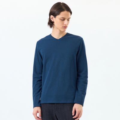 MACKINTOSH PHILOSOPHY (Men)/マッキントッシュ フィロソフィー ストレッチミラノリブ VネックロンT(H1P14607__) アオ28G トップス【三越伊勢丹/公式】