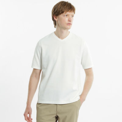 ＜MACKINTOSH PHILOSOPHY (Men)＞ストレッチミラノリブ　Ｖネック半袖Ｔシャツ（Ｈ１Ｐ３４３２０＿＿）